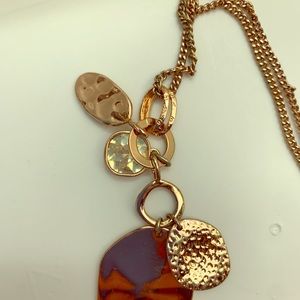 Rose gold necklace